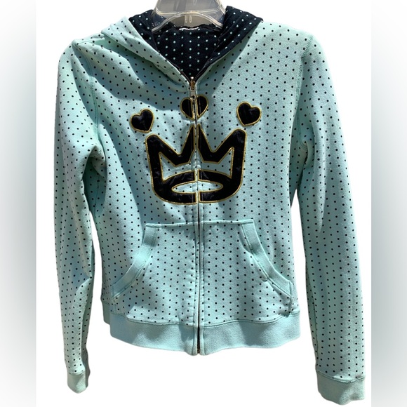 Vintage PNB NATION Reversible Zip Size S Hoodie Original Streetwear Hip Hop Rare - Picture 2 of 12